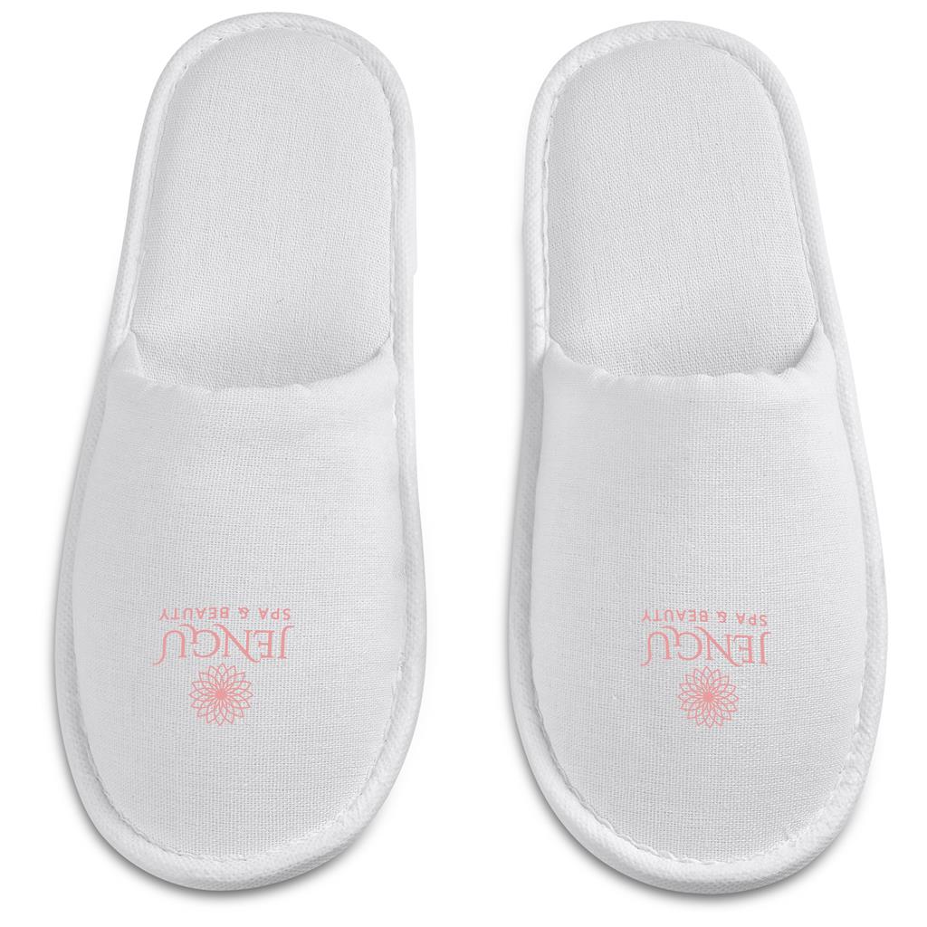 Serendipio Be Our Guest Linen Slippers - Image 6