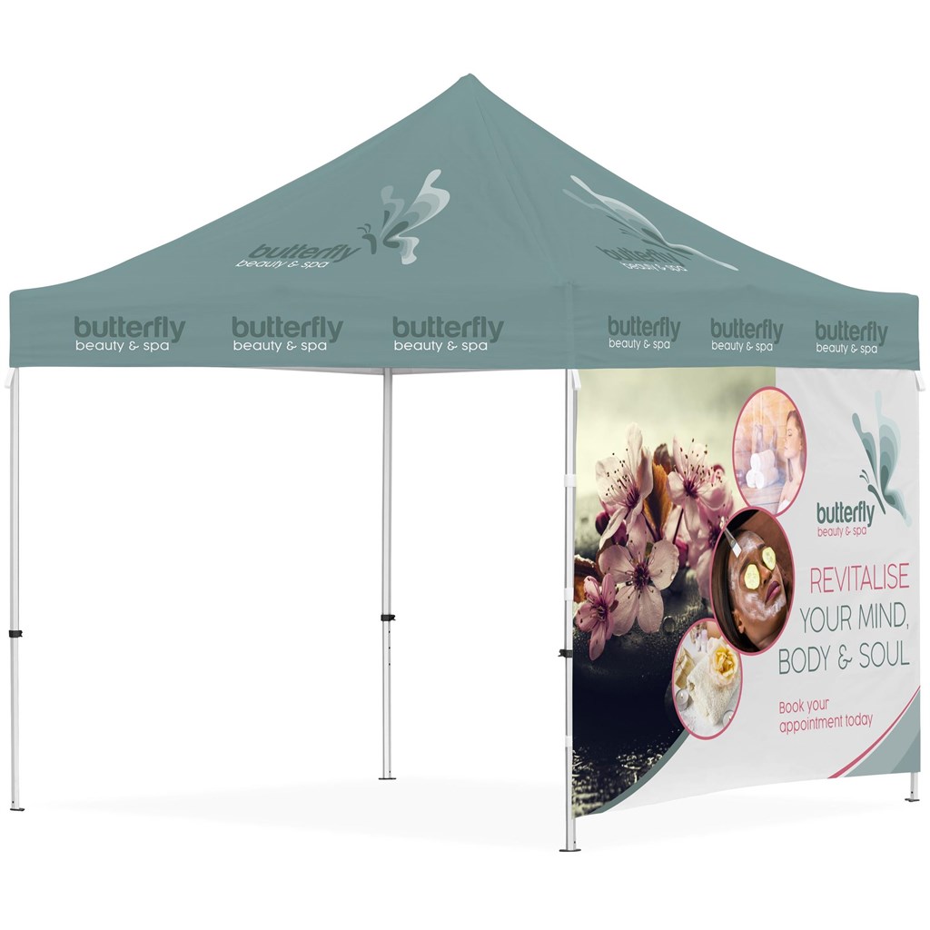Ovation Sublimated Gazebo 3m X 3m - 1 Full-Wall Skin - Image 6