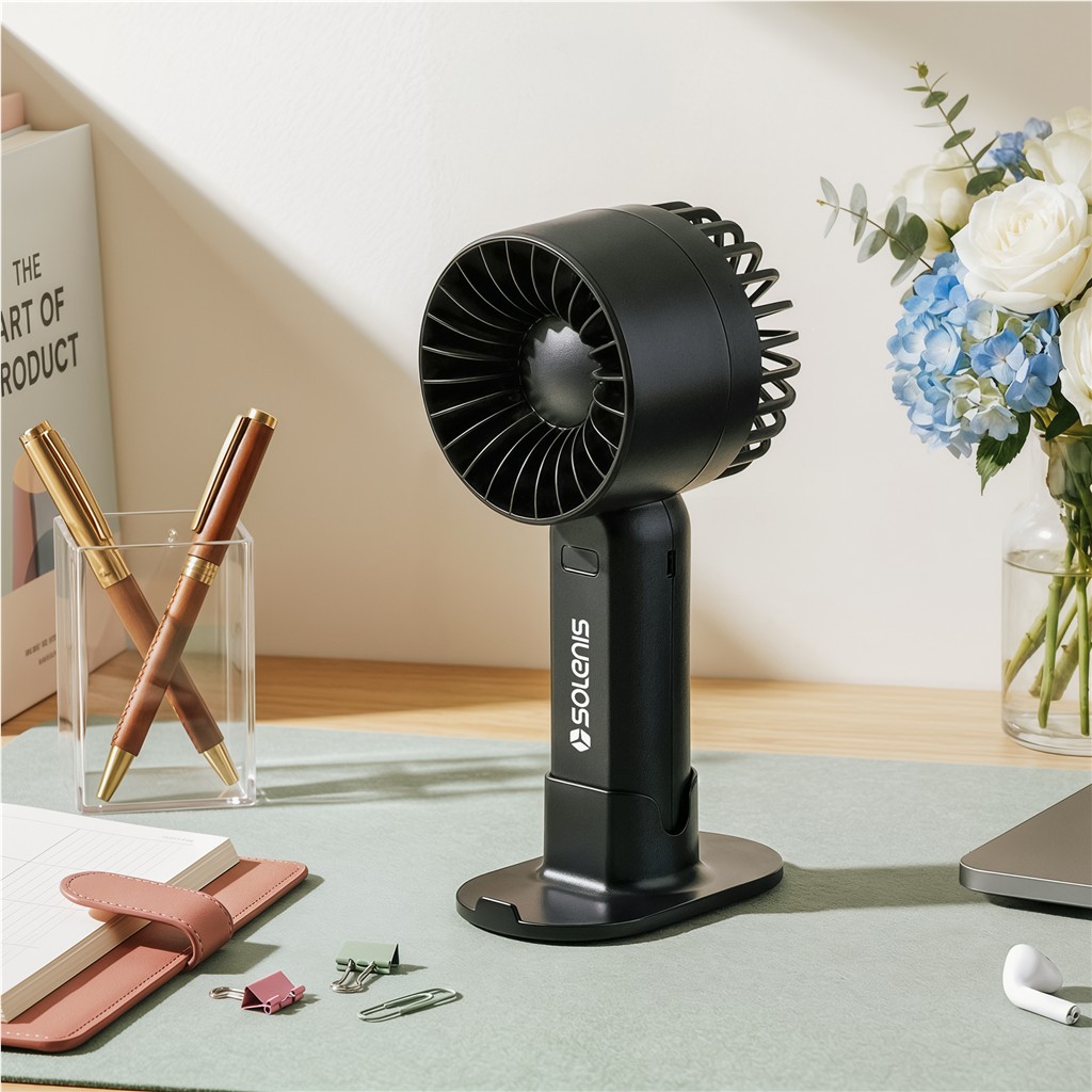 Altitude Laqueta Rechargeable Handheld Mini USB Fan - Image 3