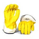 Comarex Crinkle Yellow Glove Safe Cuff - Pack Of 12 Pairs