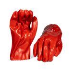 PVC Red Open Cuff Glove 27cm - Pack Of 12 Pairs