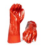 PVC Red Open Cuff Glove 35cm - Pack Of 12 Pairs