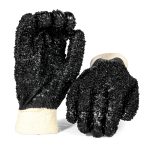 PVC Black Chip Glove Knit Wrist - Pack Of 12 Pairs