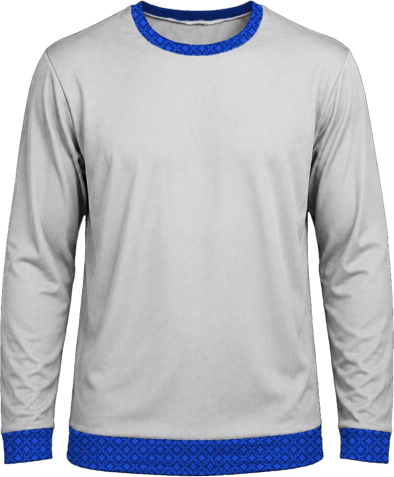 19Ten Kiddies Crew Neck T-shirt, Fitted Long Sleeve, Birdseye