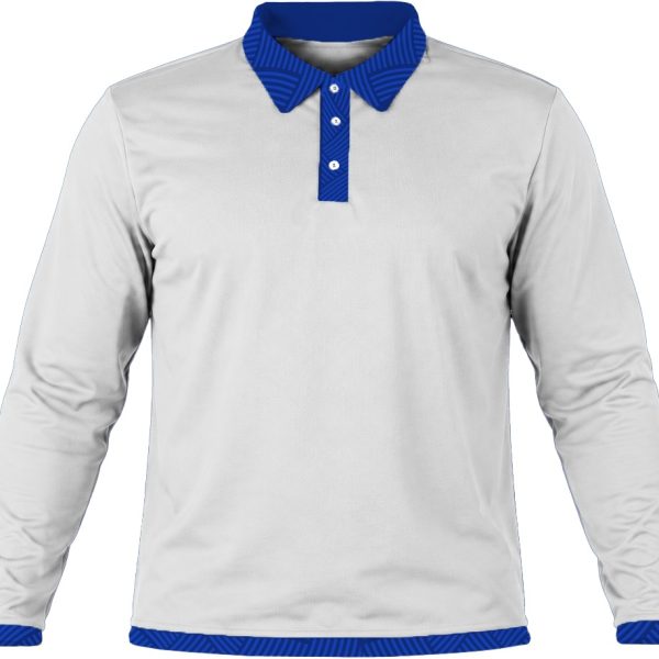 19Ten Kiddies Golf Shirt, Fitted Long Sleeve, Birdseye