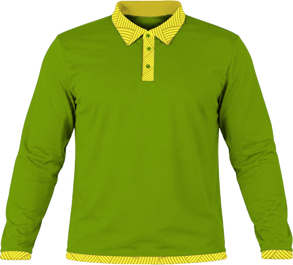 19Ten Kiddies Golf Shirt, Fitted Long Sleeve, Birdseye - Image 13
