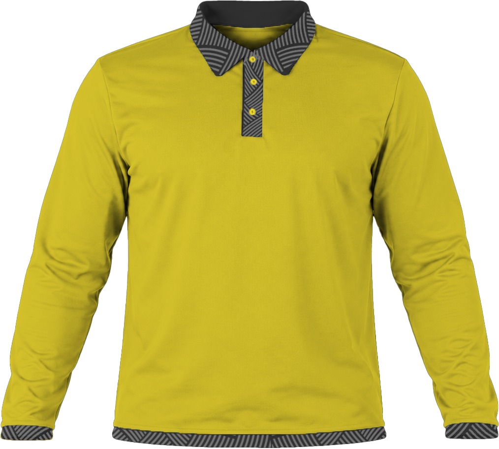 19Ten Kiddies Golf Shirt, Fitted Long Sleeve, Birdseye - Image 19