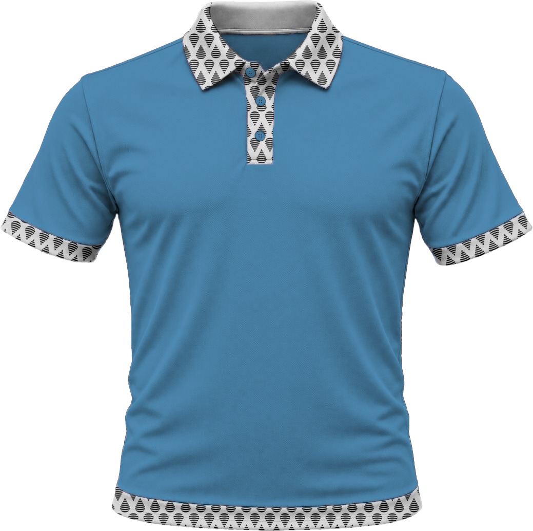 19Ten Kiddies Golf Shirt, Fitted Short Sleeve, Birdseye - Image 17