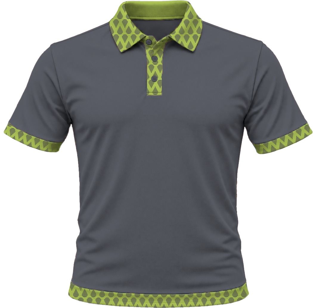 19Ten Kiddies Golf Shirt, Fitted Short Sleeve, Birdseye - Image 3