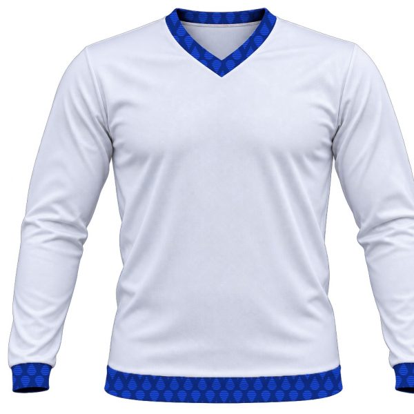 19Ten Kiddies V-Neck T-shirt, Fitted Long Sleeve, Birdseye