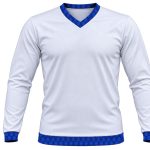 19Ten Kiddies V-Neck T-shirt, Fitted Long Sleeve, Reverse Birdseye