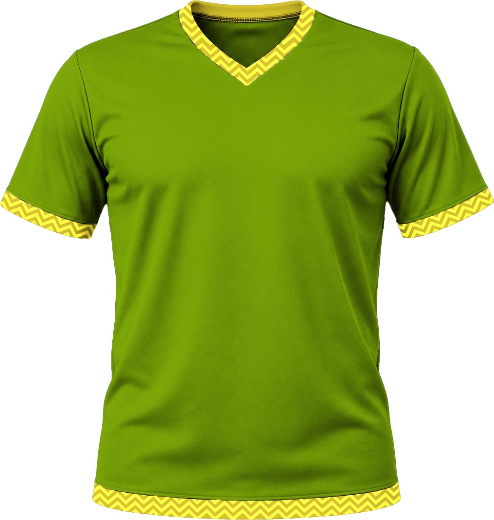 19Ten Kiddies V-Neck T-shirt, Fitted Short Sleeve, Birdseye - Image 14