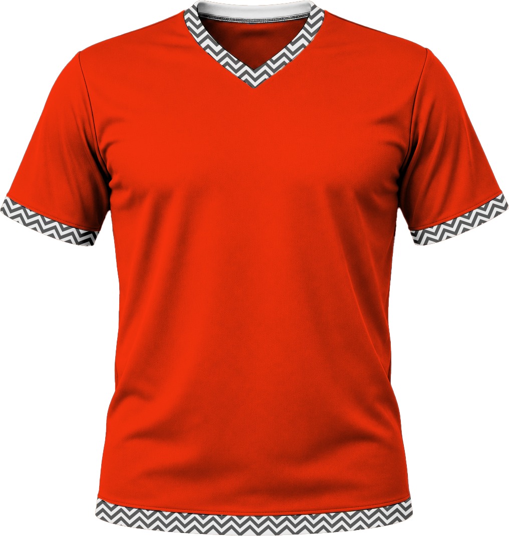 19Ten Kiddies V-Neck T-shirt, Fitted Short Sleeve, Birdseye - Image 16