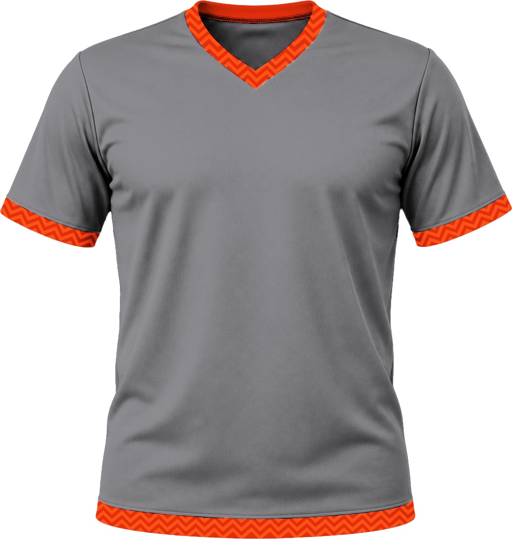 19Ten Kiddies V-Neck T-shirt, Fitted Short Sleeve, Birdseye - Image 4