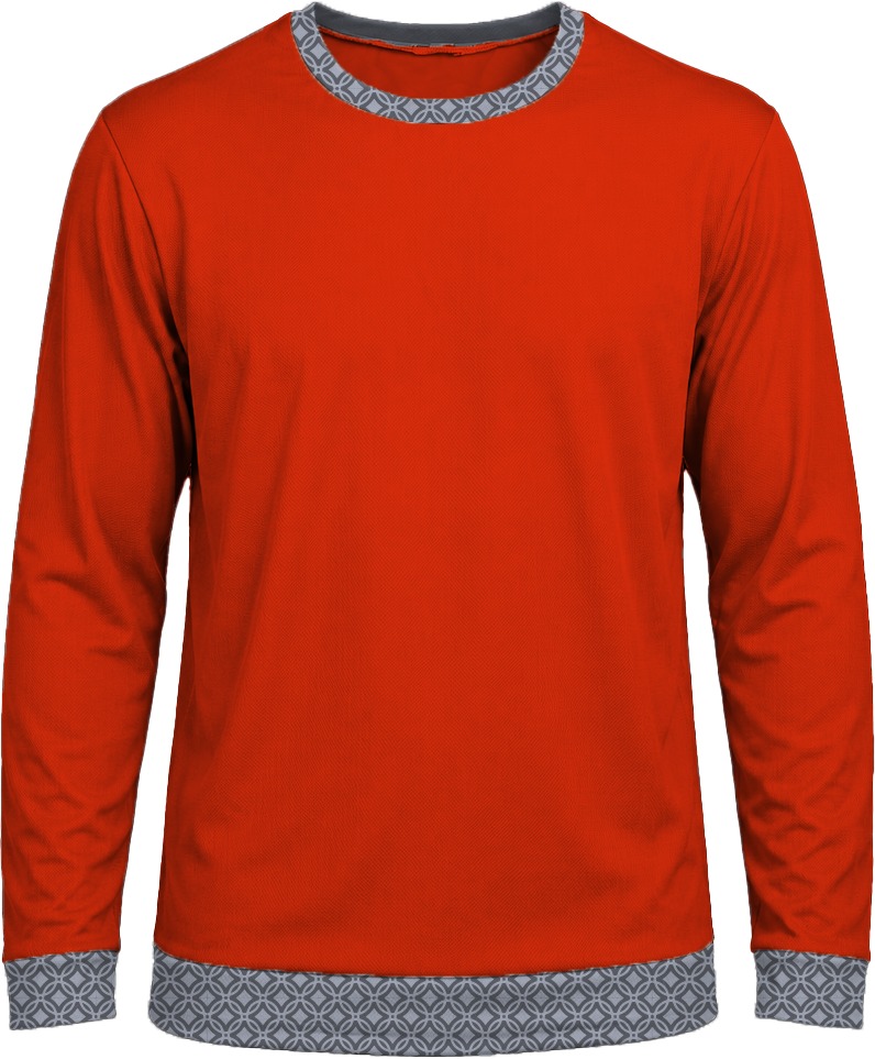 19Ten Ladies Crew Neck T-shirt, Fitted Long Sleeve, Birdseye - Image 4