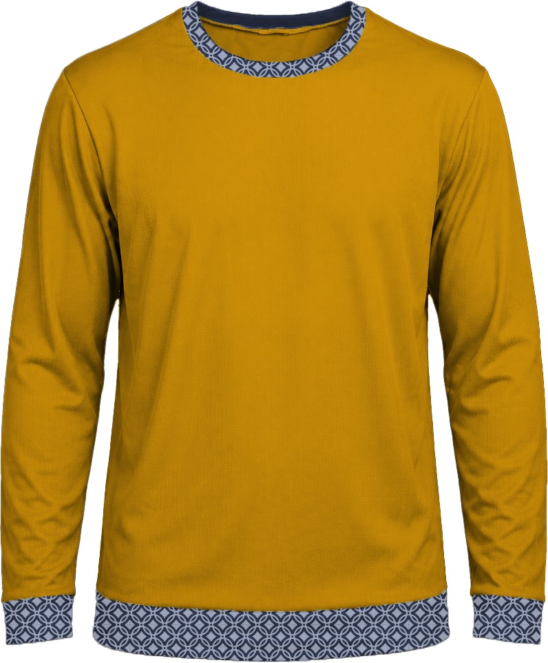 19Ten Ladies Crew Neck T-shirt, Fitted Long Sleeve, Birdseye - Image 8