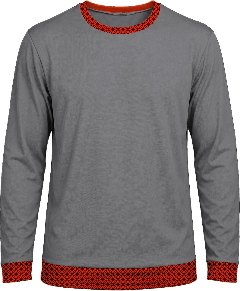 19Ten Ladies Crew Neck T-shirt, Fitted Long Sleeve, Birdseye - Image 9