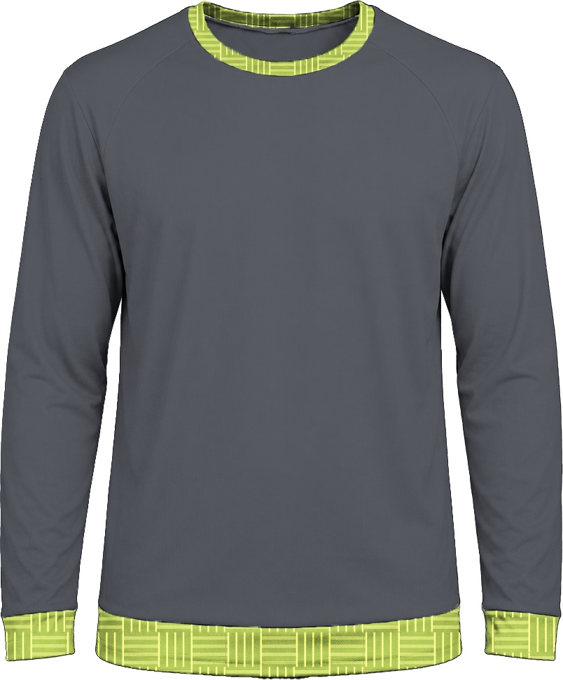 19Ten Ladies Crew Neck T-shirt, Raglan Long Sleeve, Birdseye - Image 4