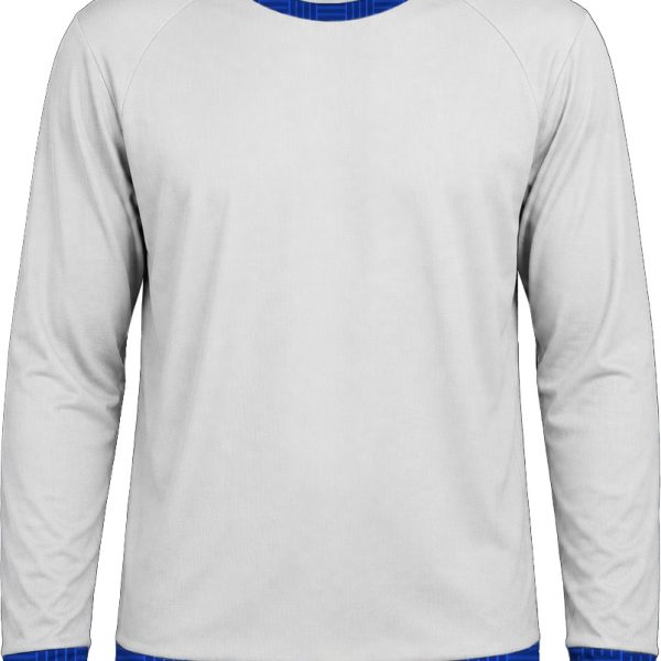 19Ten Ladies Crew Neck T-shirt, Raglan Long Sleeve, Reverse Birdseye