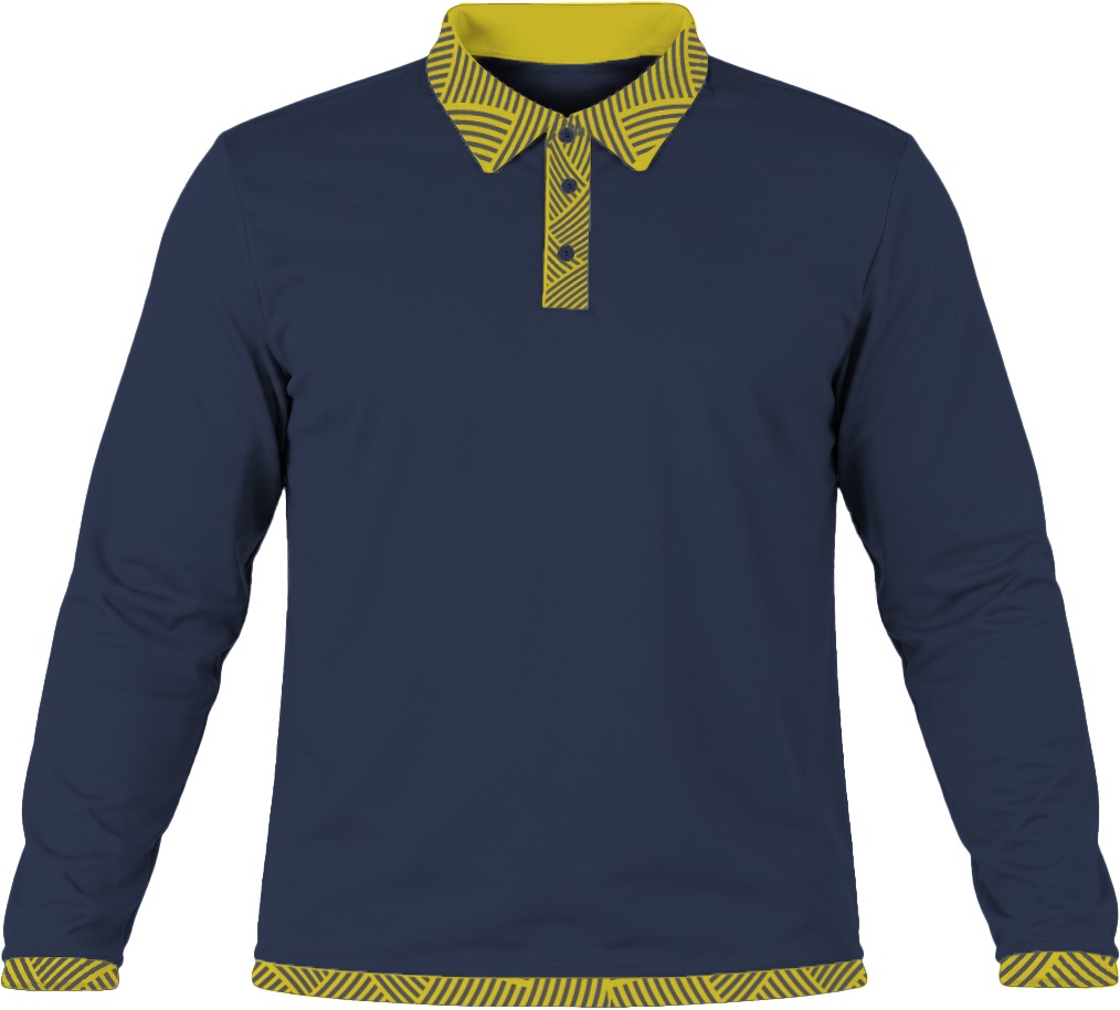 19Ten Ladies Golf Shirt, Fitted Long Sleeve, Birdseye - Image 14