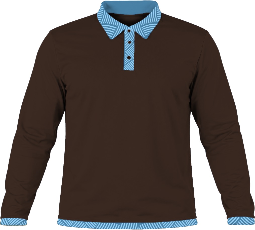 19Ten Ladies Golf Shirt, Fitted Long Sleeve, Birdseye - Image 5