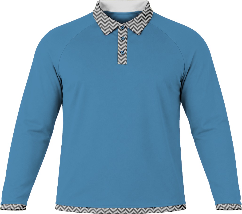 19Ten Ladies Golf Shirt, Raglan Long Sleeve, Birdseye - Image 17