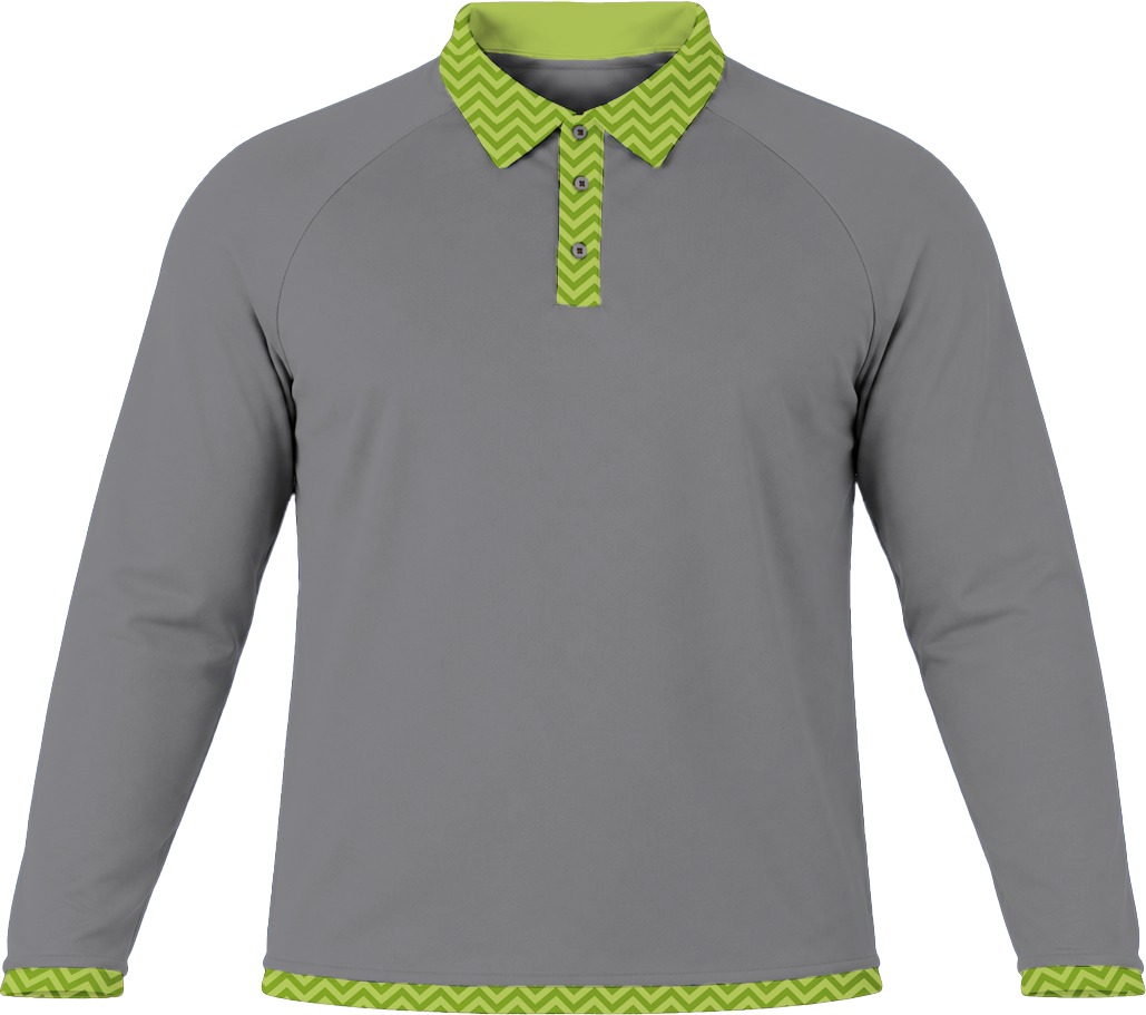 19Ten Ladies Golf Shirt, Raglan Long Sleeve, Birdseye - Image 4