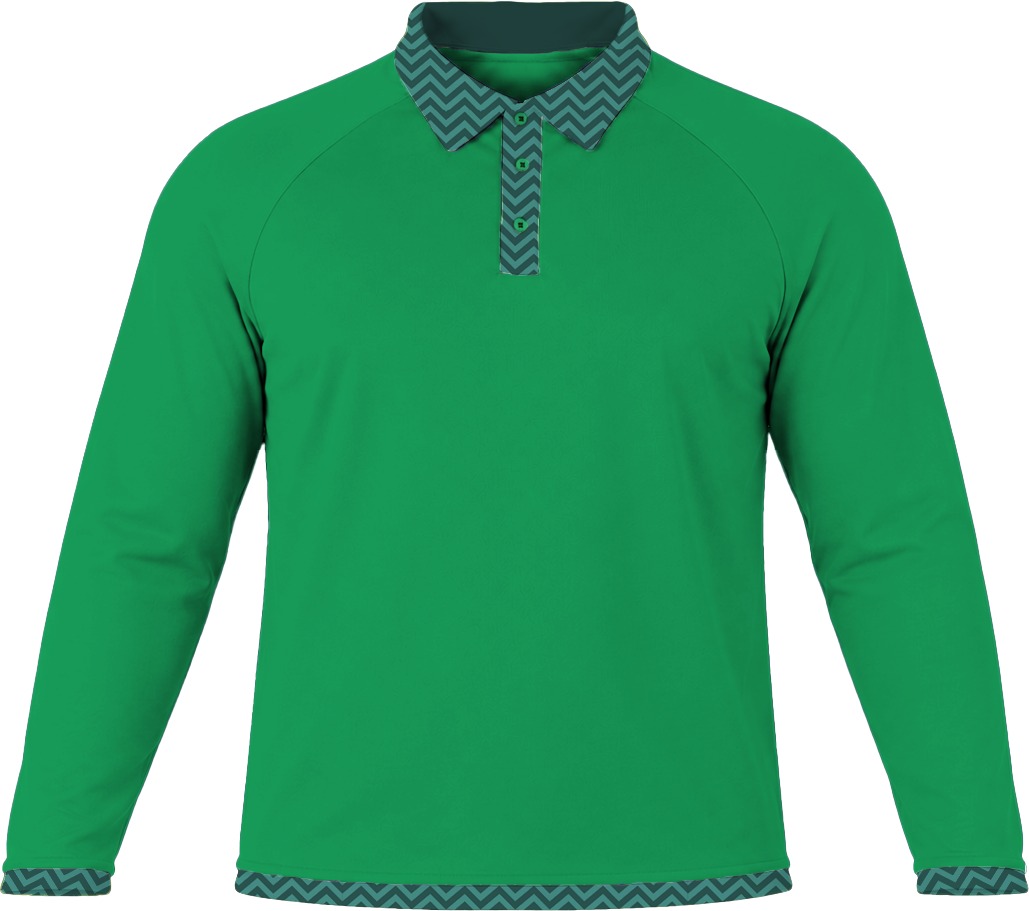 19Ten Ladies Golf Shirt, Raglan Long Sleeve, Birdseye - Image 7