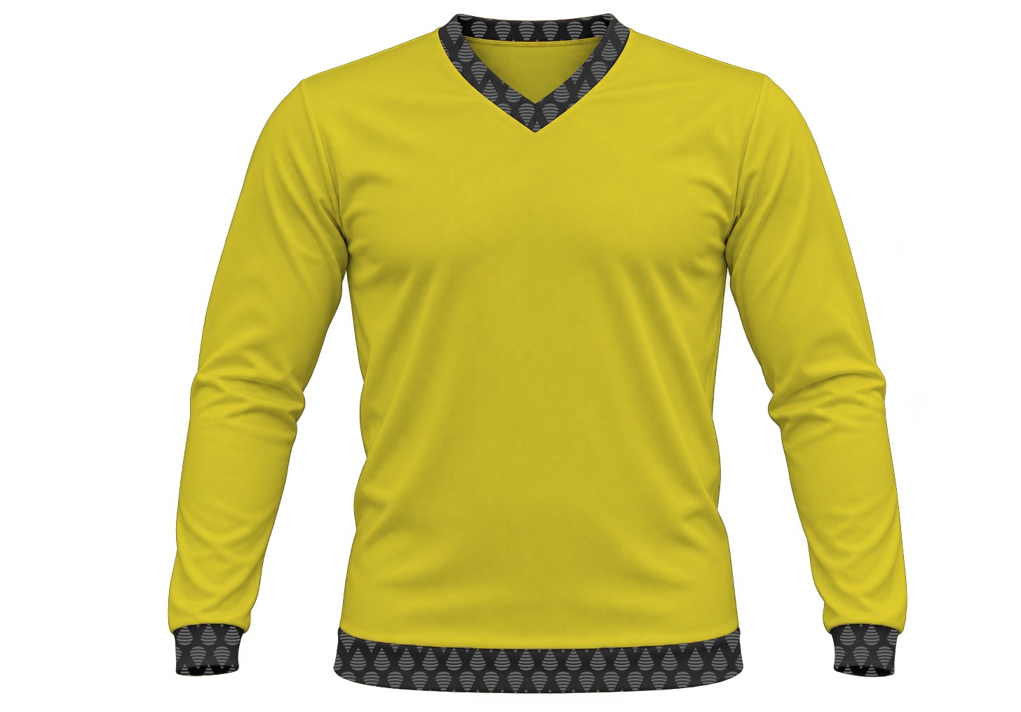 19Ten Ladies V-Neck T-shirt, Fitted Long Sleeve, Birdseye - Image 16