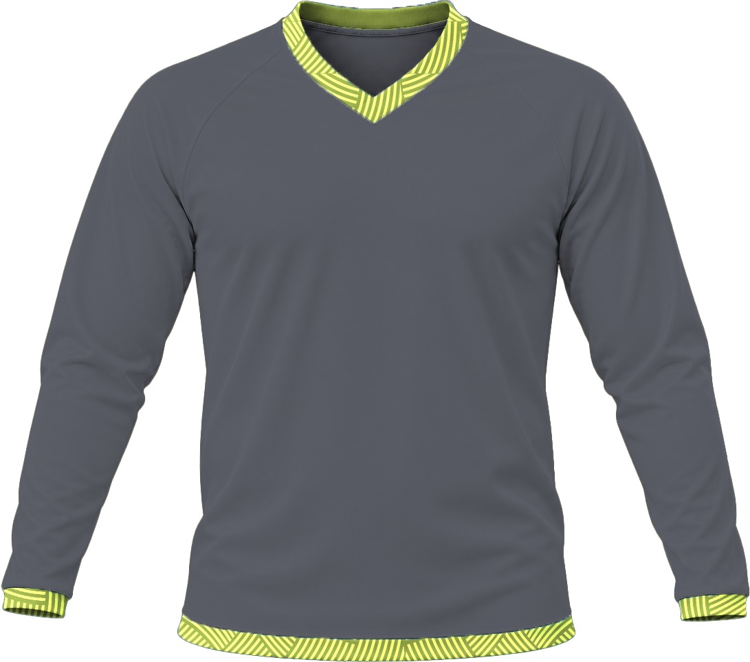 19Ten Ladies V-Neck T-shirt, Raglan Long Sleeve, Reverse Birdseye - Image 4