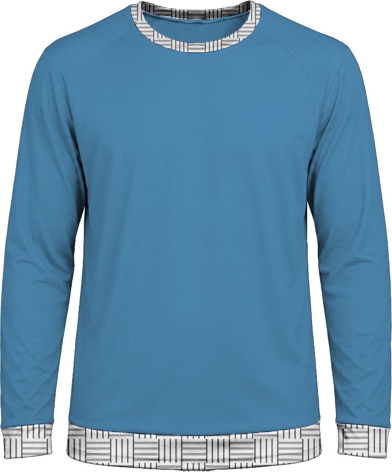 19Ten Unisex Crew Neck T-shirt, Raglan Long Sleeve, Birdseye - Image 19