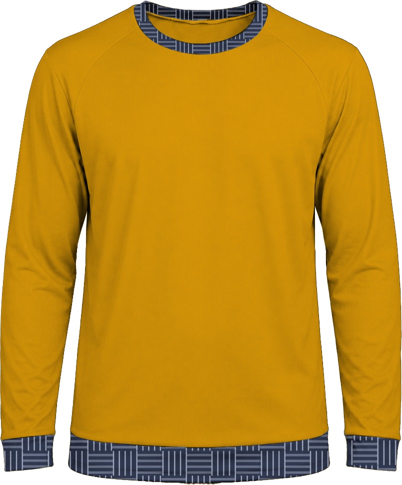 19Ten Unisex Crew Neck T-shirt, Raglan Long Sleeve, Birdseye - Image 3