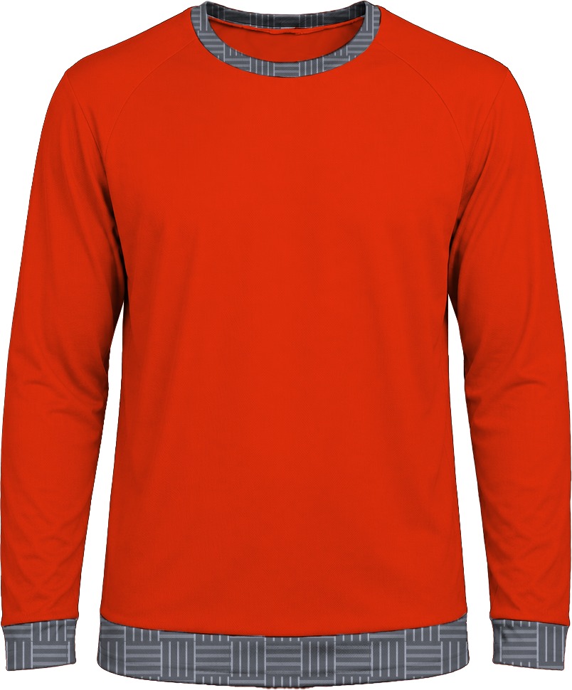 19Ten Unisex Crew Neck T-shirt, Raglan Long Sleeve, Birdseye - Image 8