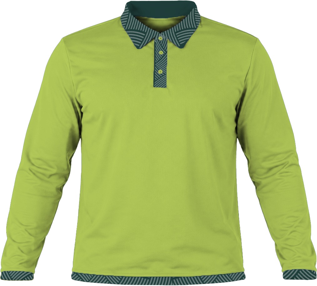 19Ten Unisex Golf Shirt, Fitted Long Sleeve, Birdseye - Image 11