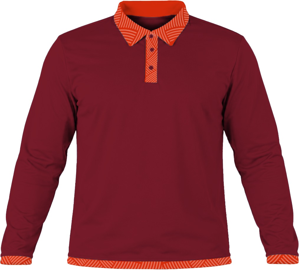 19Ten Unisex Golf Shirt, Fitted Long Sleeve, Birdseye - Image 12