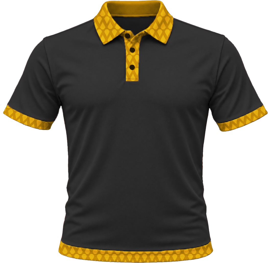 19Ten Unisex Golf Shirt, Fitted Short Sleeve, Birdseye - Image 2