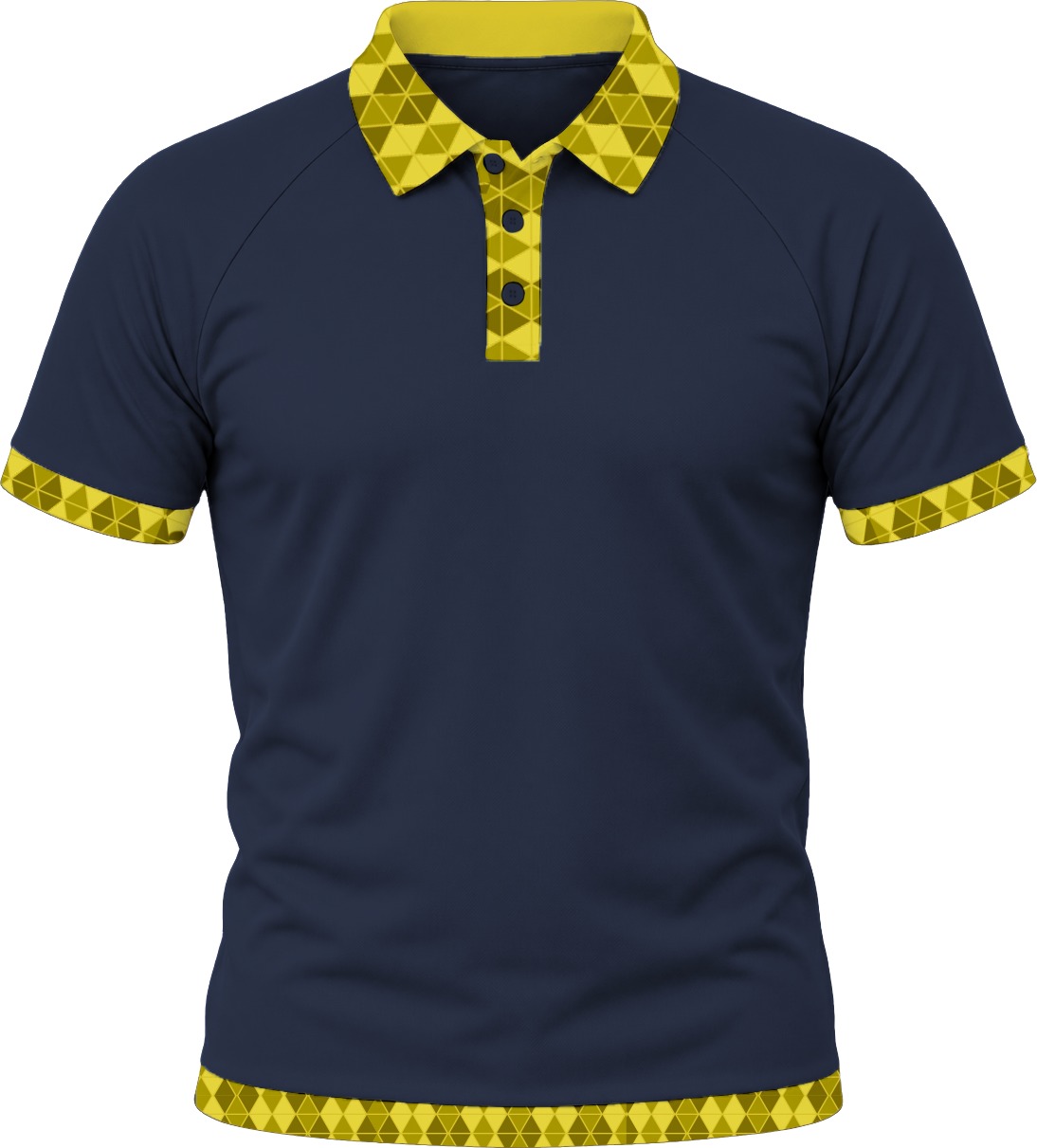 19Ten Unisex Golf Shirt, Raglan Short Sleeve, Birdseye - Image 12
