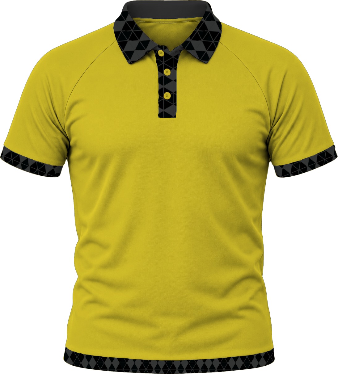 19Ten Unisex Golf Shirt, Raglan Short Sleeve, Birdseye - Image 18