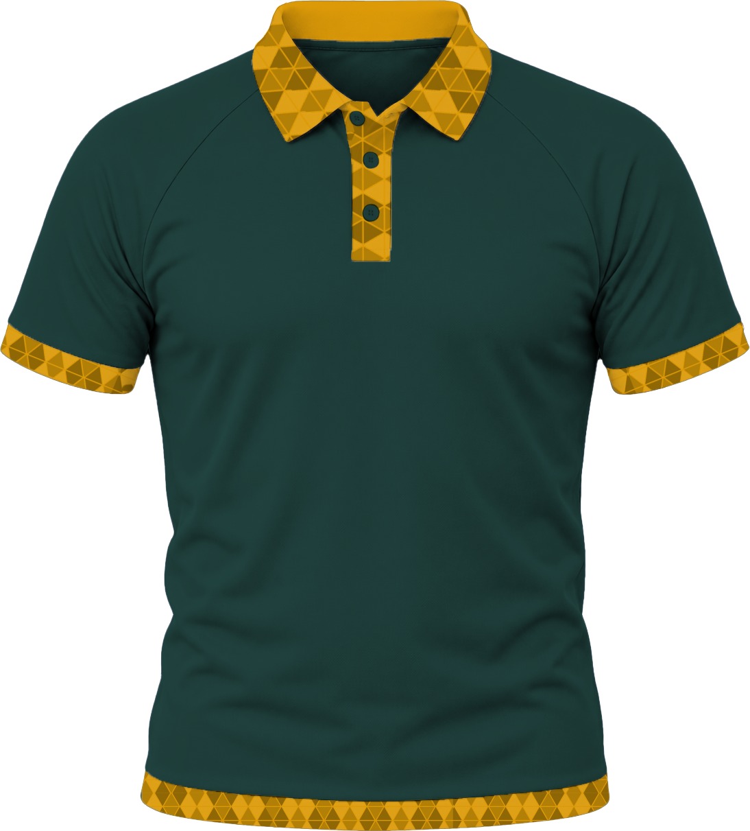 19Ten Unisex Golf Shirt, Raglan Short Sleeve, Birdseye - Image 2