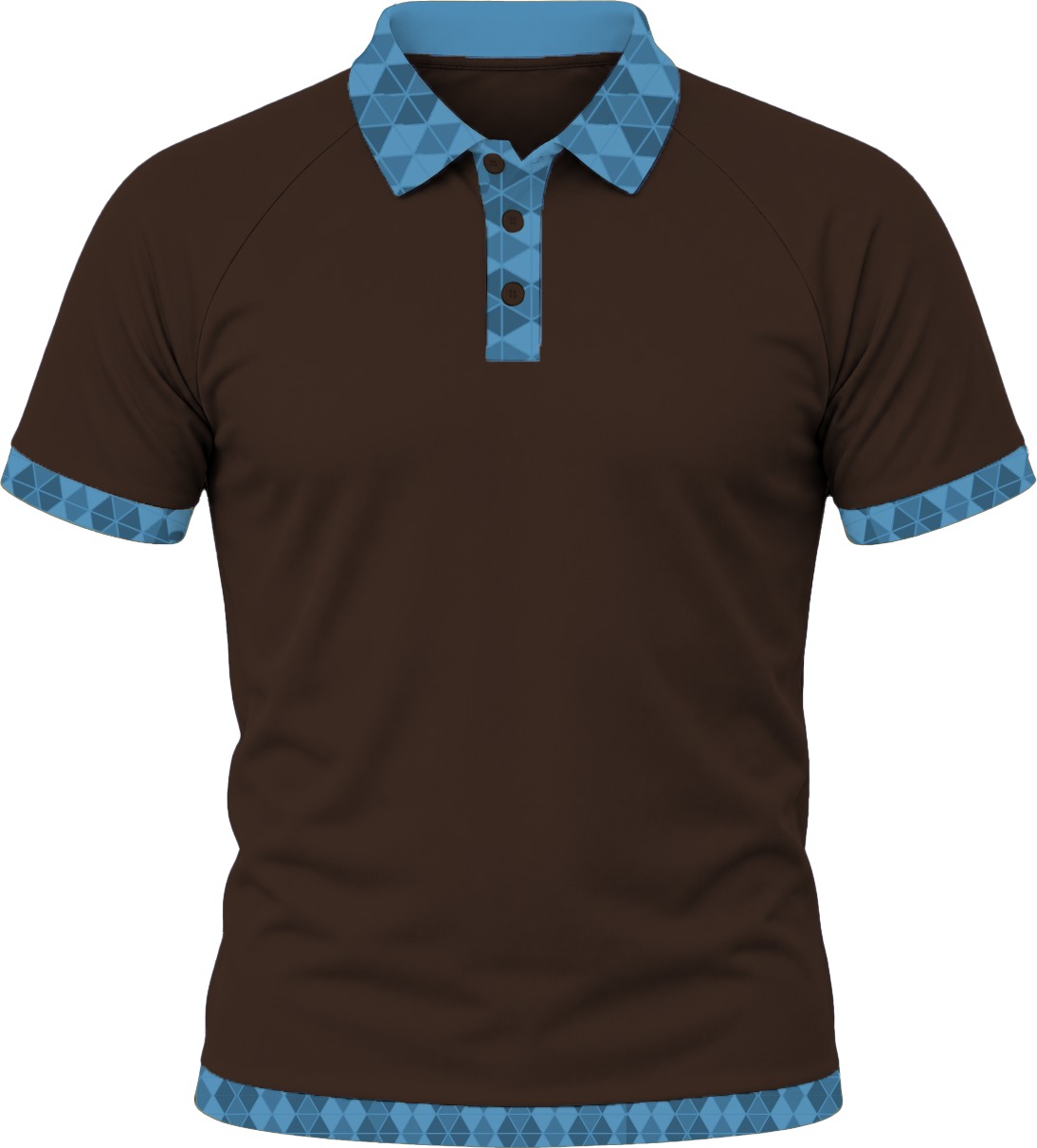 19Ten Unisex Golf Shirt, Raglan Short Sleeve, Birdseye - Image 4