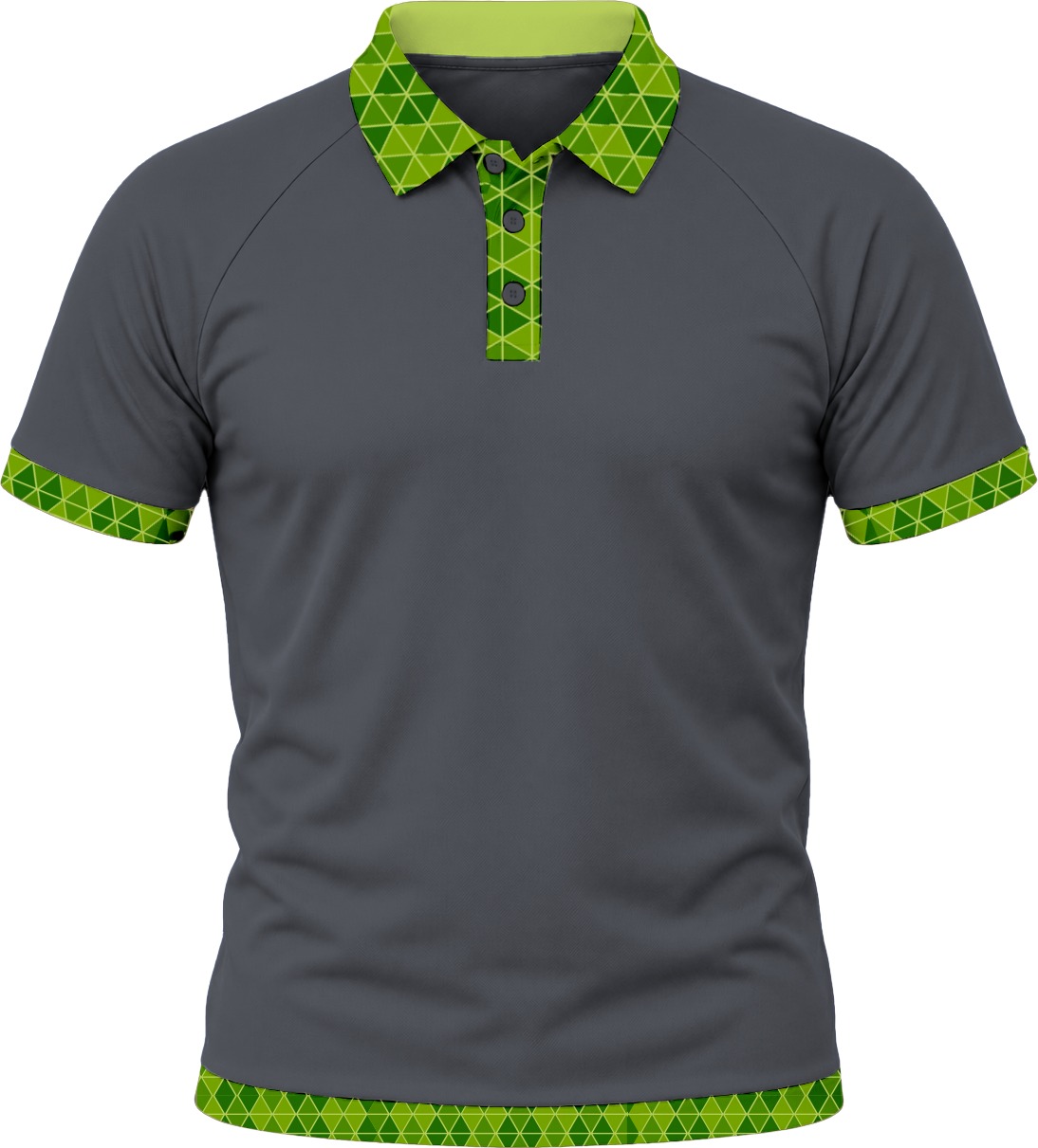 19Ten Unisex Golf Shirt, Raglan Short Sleeve, Birdseye - Image 7