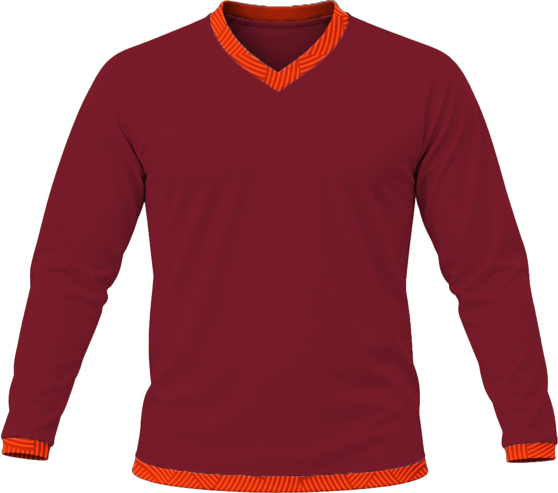 19Ten Unisex V-Neck T-shirt, Raglan Long Sleeve, Reverse Birdseye - Image 12