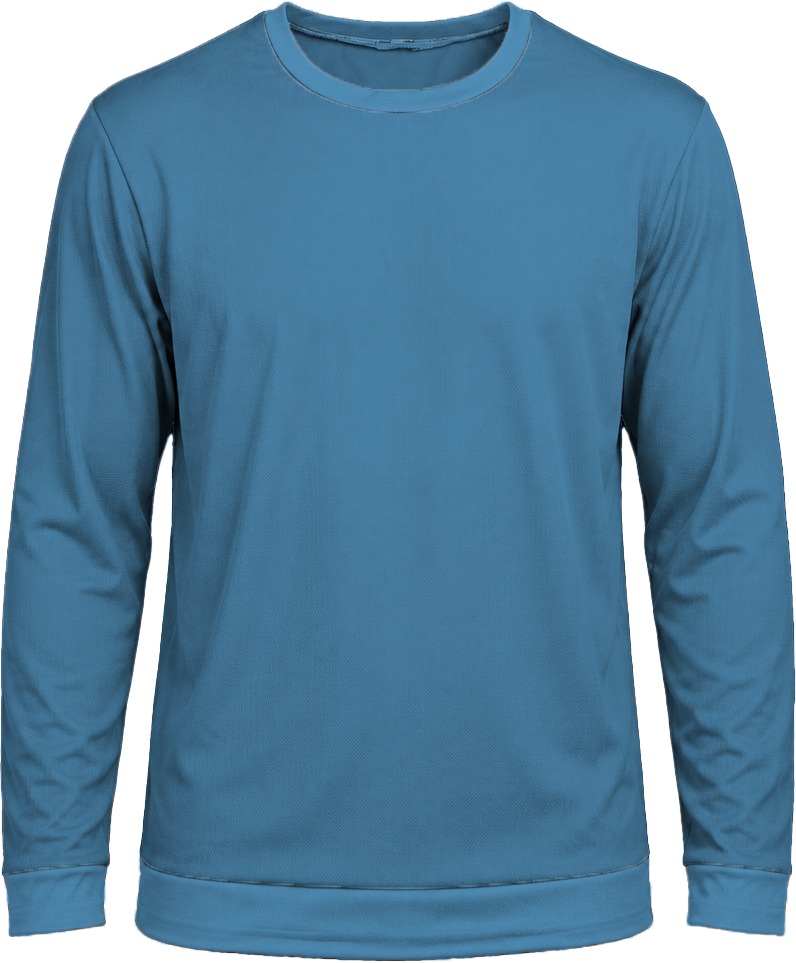+27 Kiddies Crew Neck T-shirt, Fitted Long Sleeve, Birdseye - Image 14