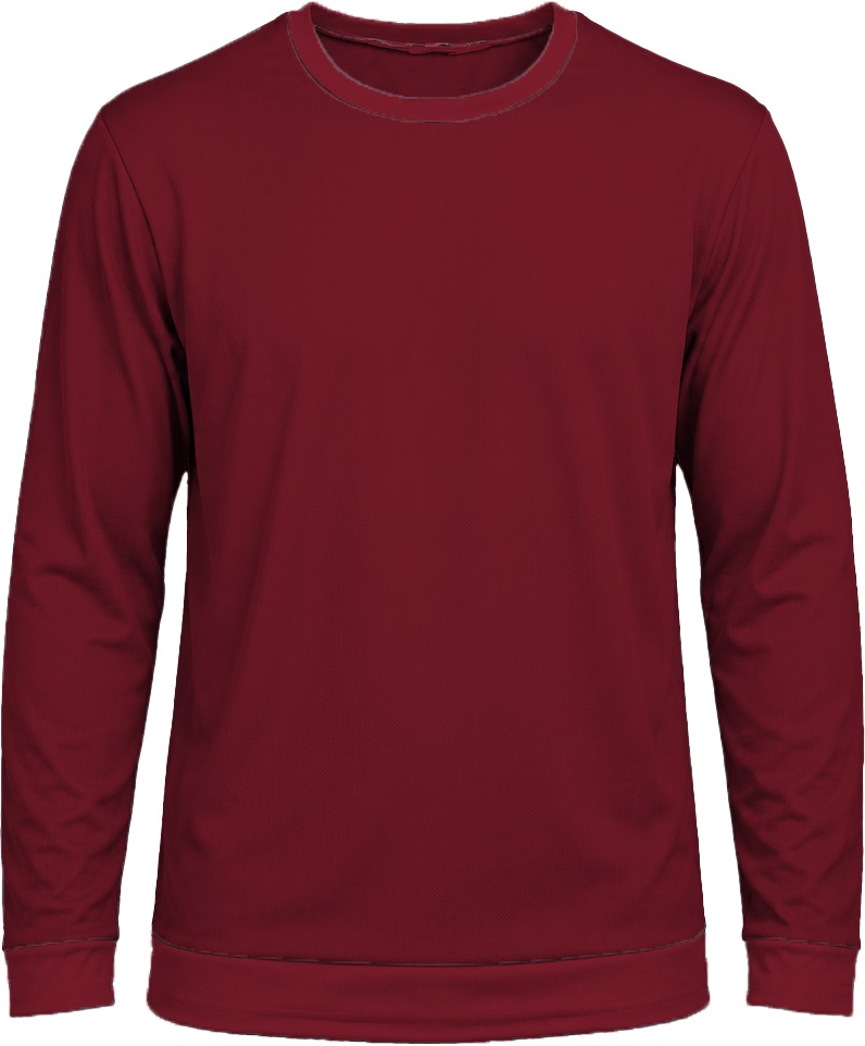 +27 Kiddies Crew Neck T-shirt, Fitted Long Sleeve, Birdseye - Image 2