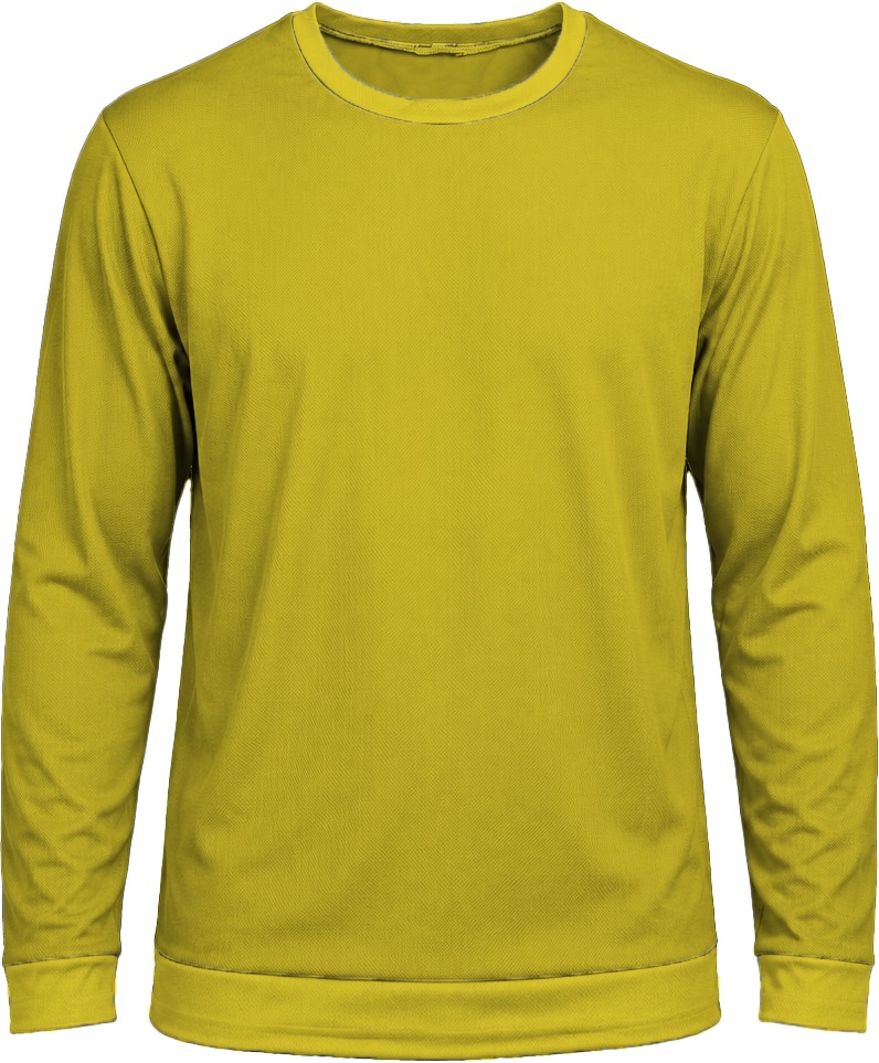+27 Kiddies Crew Neck T-shirt, Fitted Long Sleeve, Birdseye - Image 3