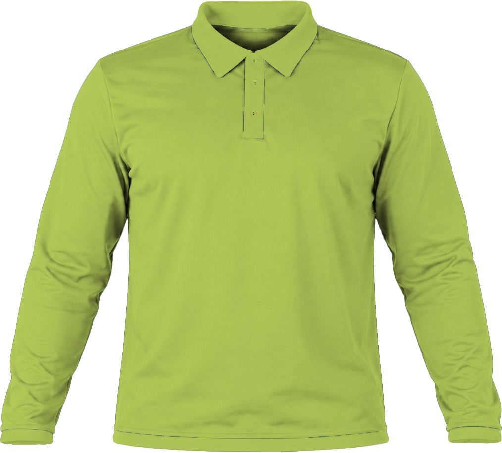 +27 Kiddies Golf Shirt, Fitted Long Sleeve, Birdseye