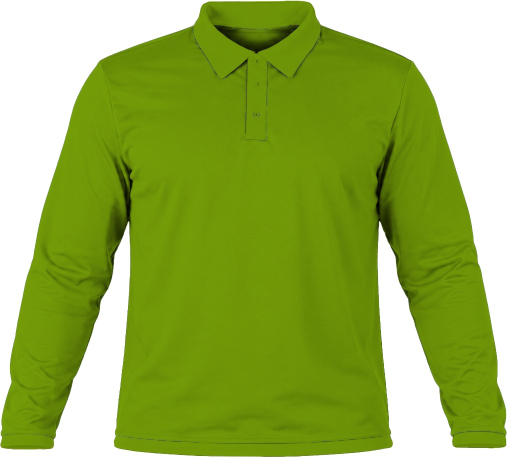+27 Kiddies Golf Shirt, Fitted Long Sleeve, Birdseye - Image 18