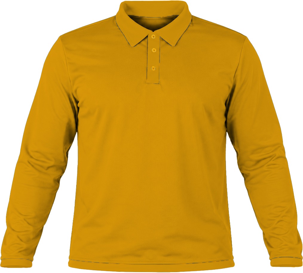 +27 Kiddies Golf Shirt, Fitted Long Sleeve, Birdseye - Image 19