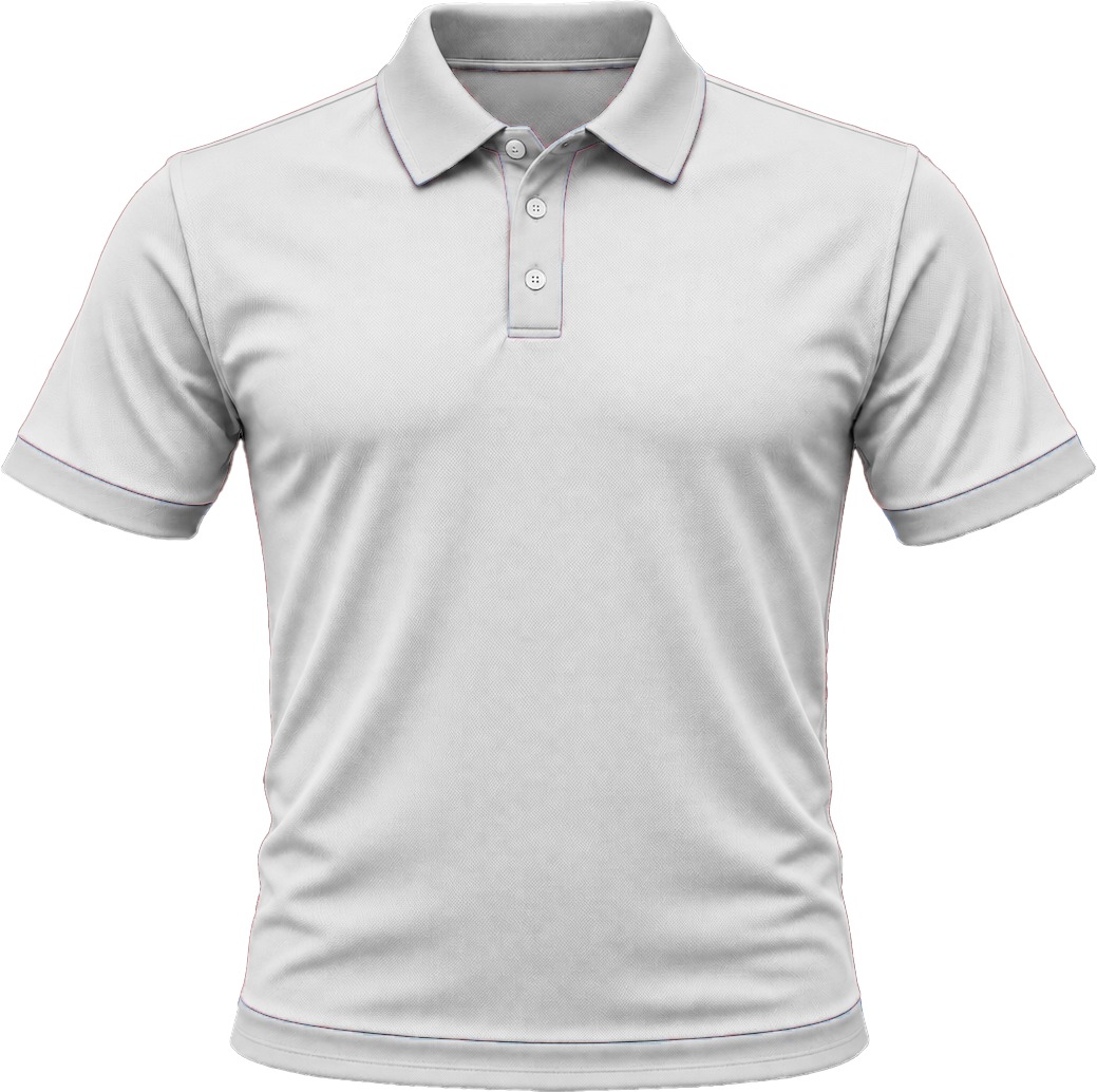 +27 Kiddies Golf Shirt, Fitted Short Sleeve, Birdseye - Image 2