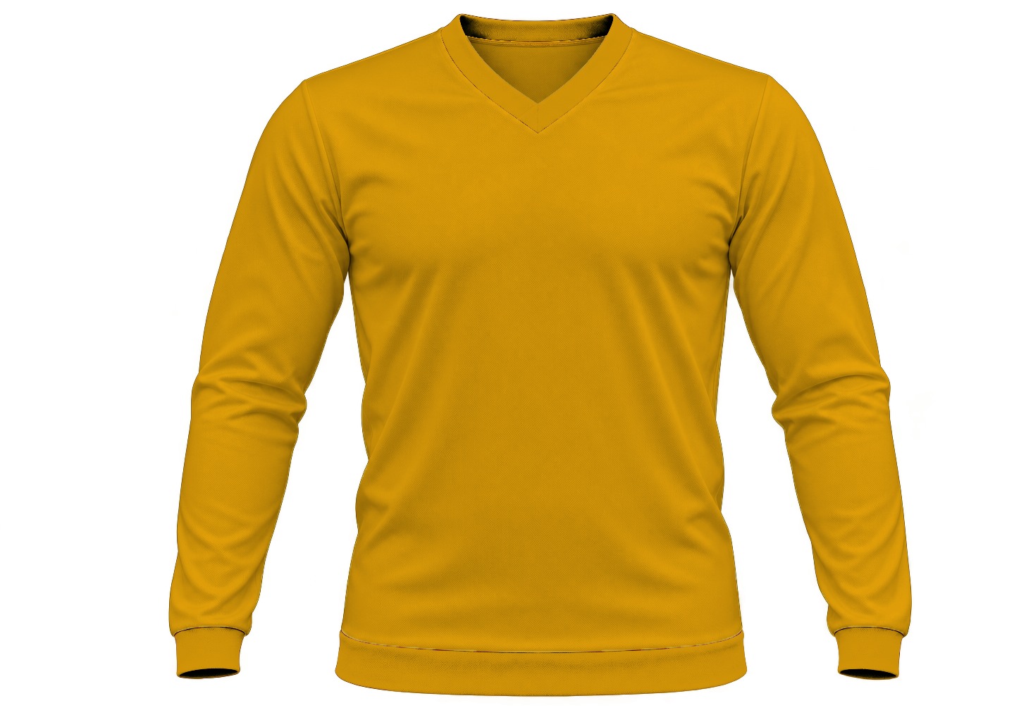 +27 Kiddies V-Neck T-shirt, Fitted Long Sleeve, Birdseye - Image 18